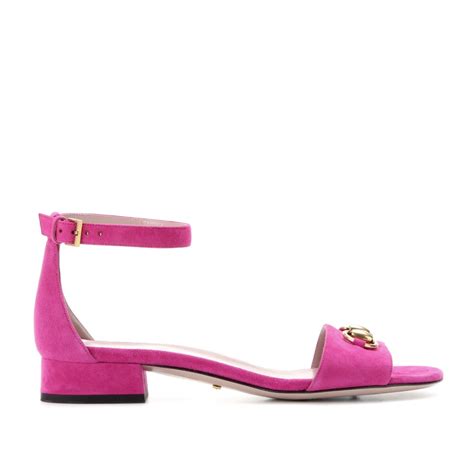 gucci purple suede sandals|Gucci sandals women pink.